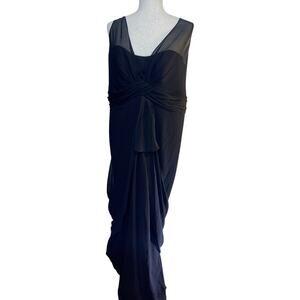 WHITE by Vera Wang bridesmaid black gown‎